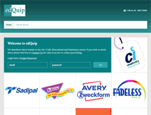 Tablet Screenshot of edquip.ie